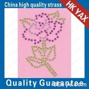 Small flower heat transfer designs rhinestone, motifs designs Rhinestone Transfer Customized